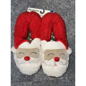Dearfoams M 13-14/W 11-12 Santa Closed Back House Slipper Memory‎ Foam (2Y)